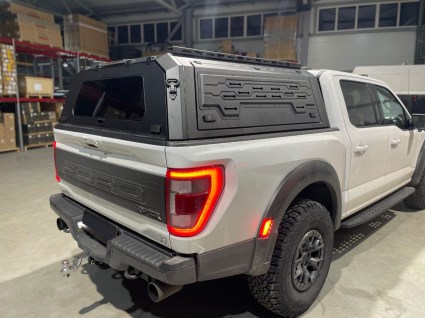 Kунг на кузов Ford F-150 2 стекла алюминиевый - фото 2